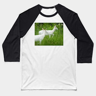 White Deer Baseball T-Shirt